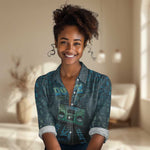 Dope Like Hip Hop Women Casual Shirt Hiphop Graffiti Style - African Pride