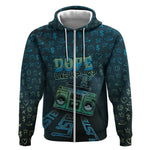 Dope Like Hip Hop Zip Hoodie Hiphop Graffiti Style - African Pride