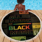 Black Music Month Beach Blanket All Music Is Black Music - African Pride