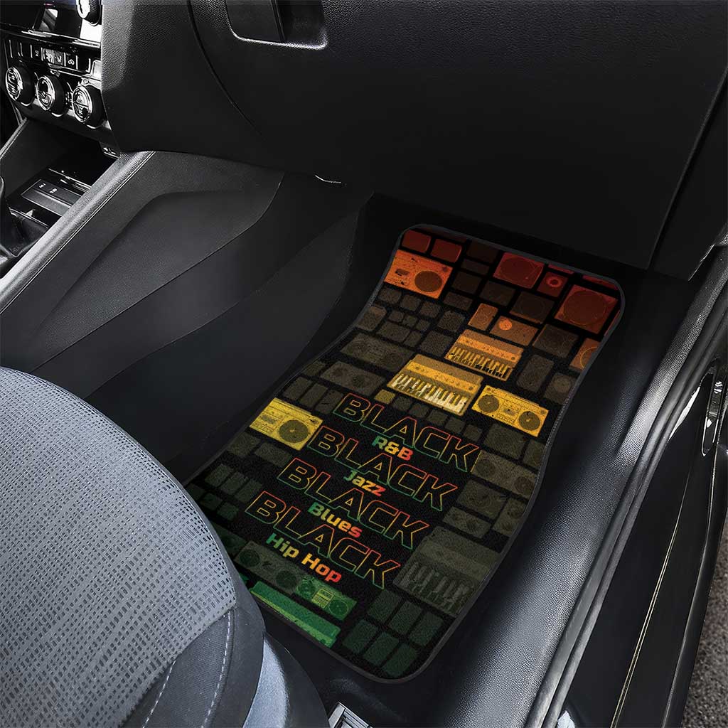 Black Music Month Car Mats All Music Is Black Music - African Pride