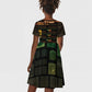 Black Music Month Kid Short Sleeve Dress All Music Is Black Music - African Pride