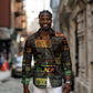 Black Music Month Long Sleeve Button Shirt All Music Is Black Music - African Pride