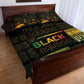 Black Music Month Quilt Bed Set All Music Is Black Music - African Pride