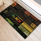 Black Music Month Rubber Doormat All Music Is Black Music - African Pride