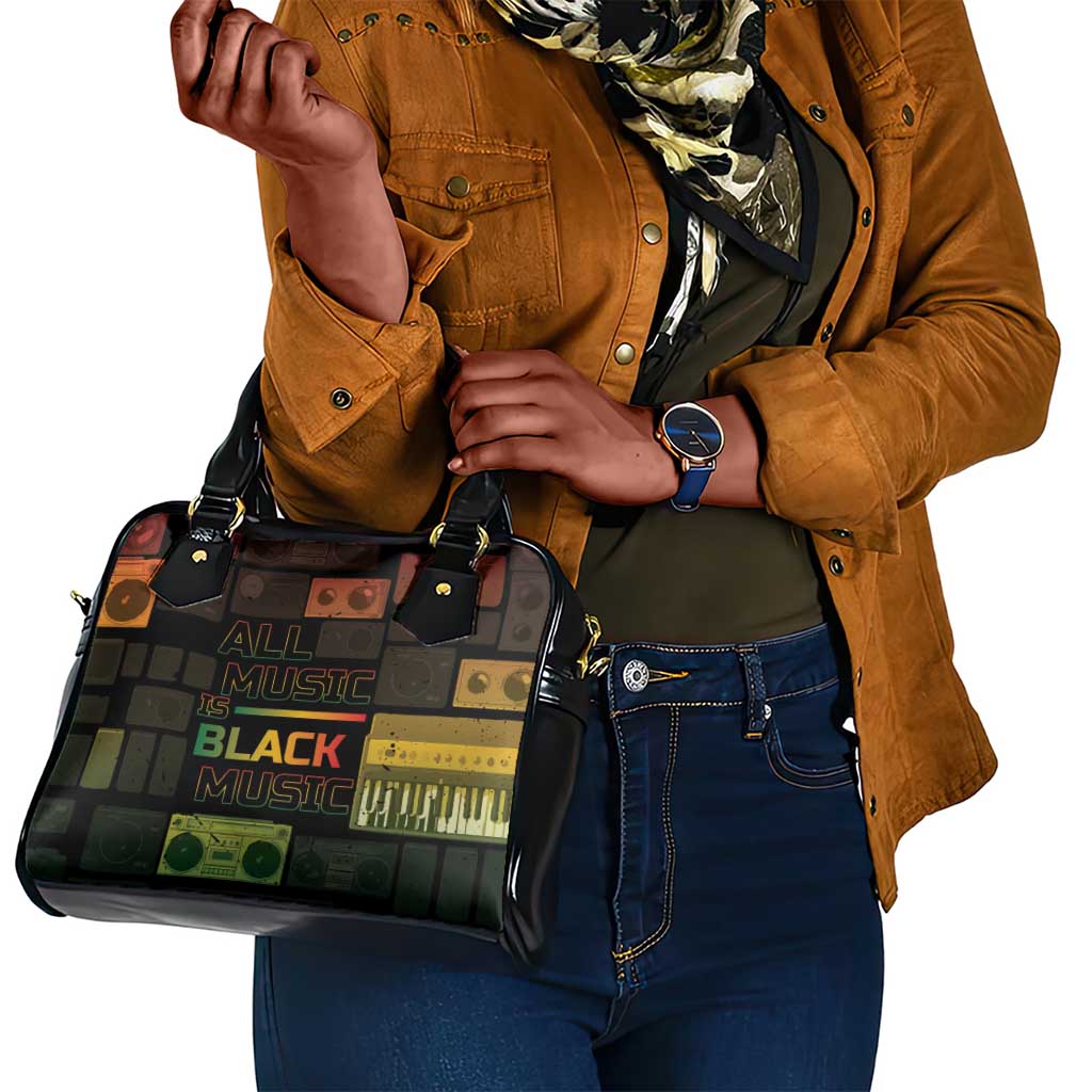 Black Music Month Shoulder Handbag All Music Is Black Music - African Pride