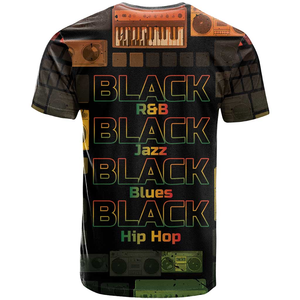 Black Music Month T shirt All Music Is Black Music - African Pride