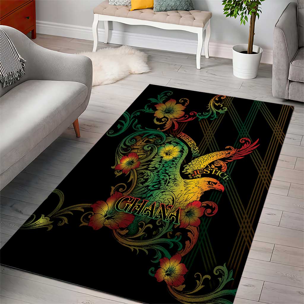 Ghana Area Rug Eagle Of Freedom And Justice