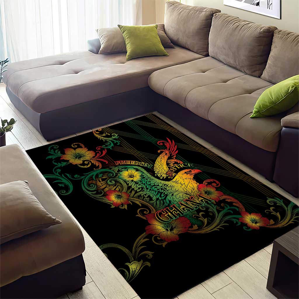 Ghana Area Rug Eagle Of Freedom And Justice