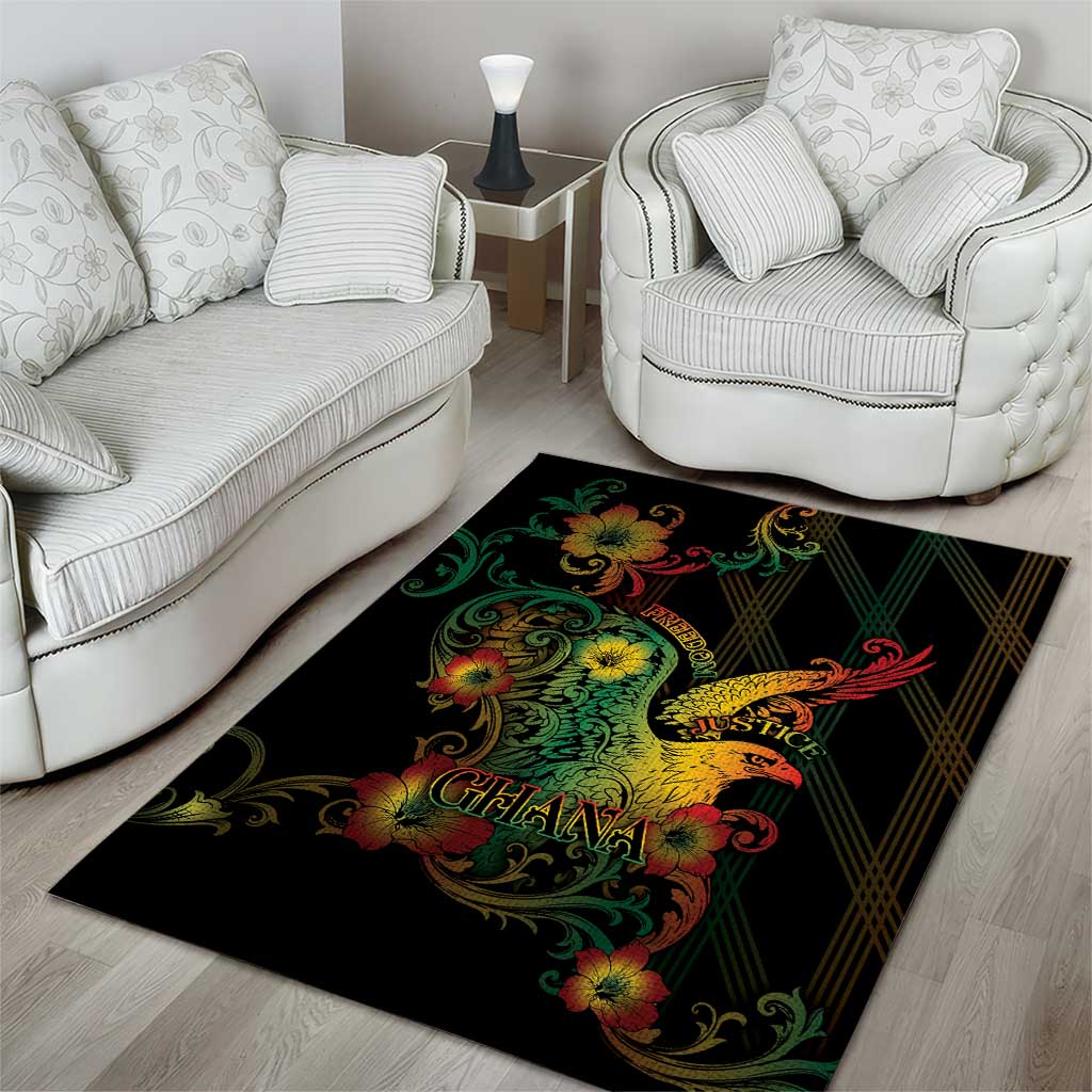 Ghana Area Rug Eagle Of Freedom And Justice