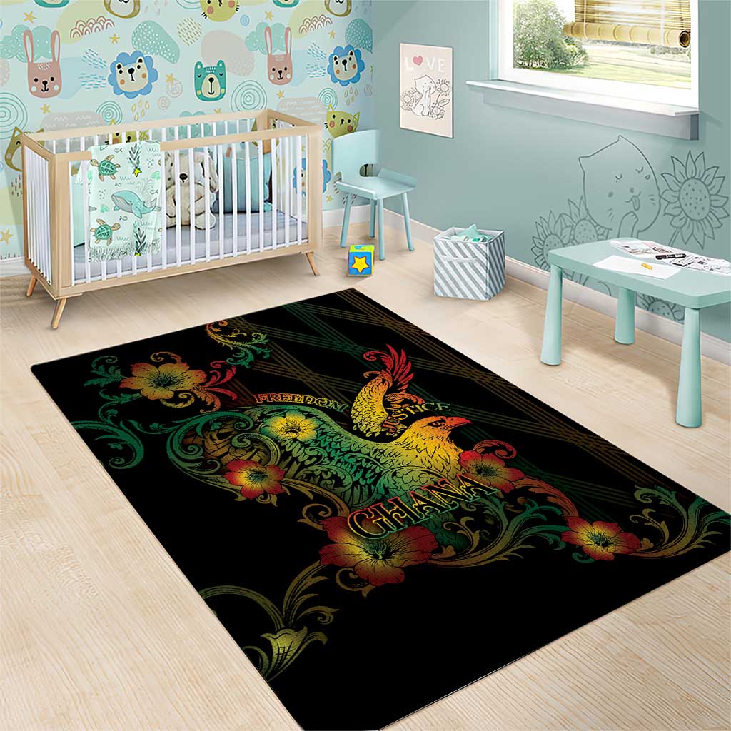 Ghana Area Rug Eagle Of Freedom And Justice