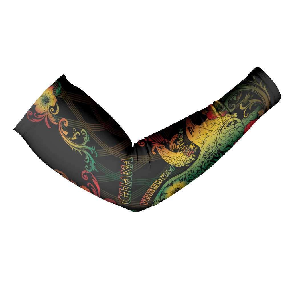 Personalized Ghana Arm Sleeves Eagle Of Freedom And Justice