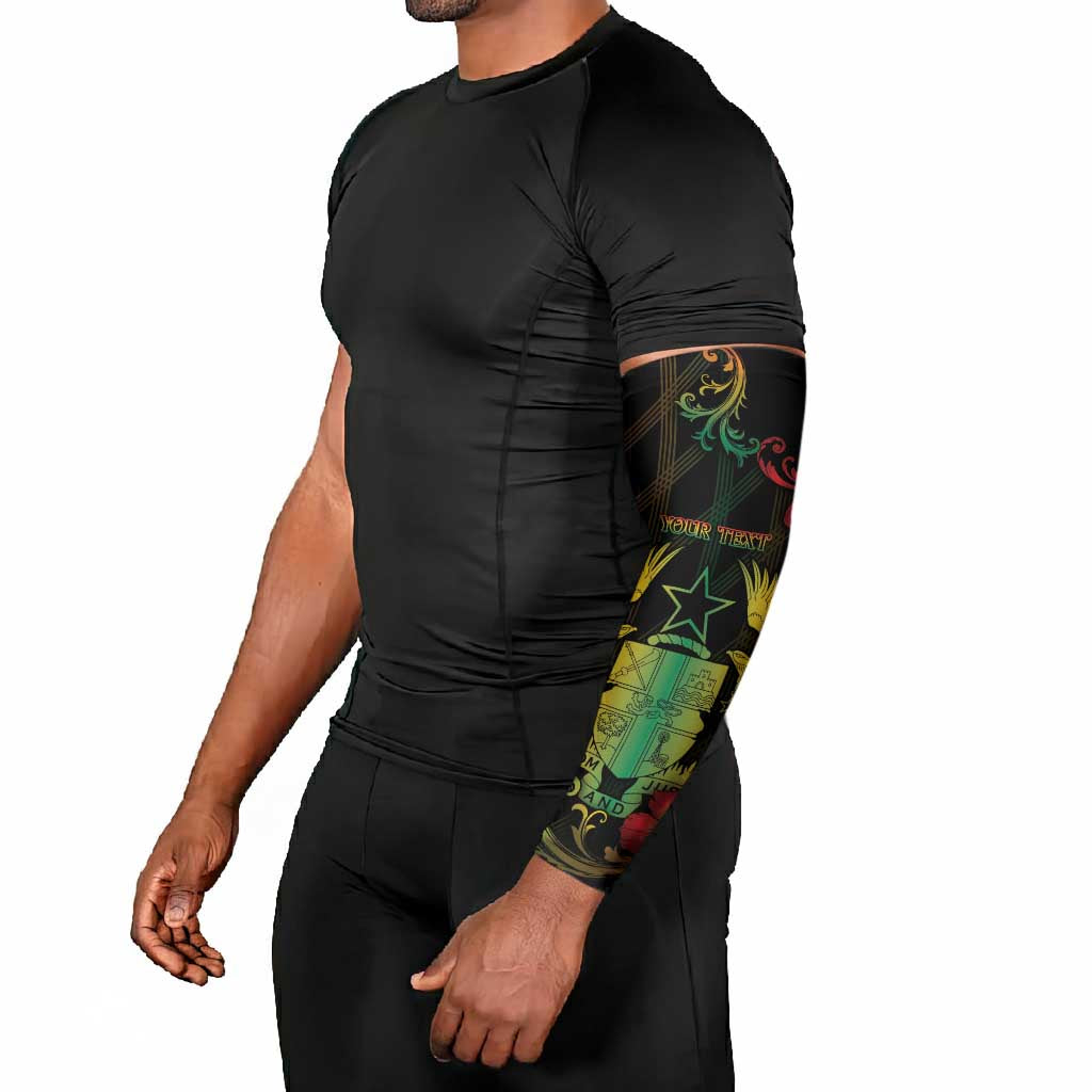 Personalized Ghana Arm Sleeves Eagle Of Freedom And Justice