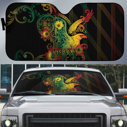 Ghana Auto Sun Shade Eagle Of Freedom And Justice