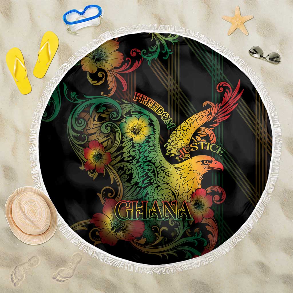 Ghana Beach Blanket Eagle Of Freedom And Justice