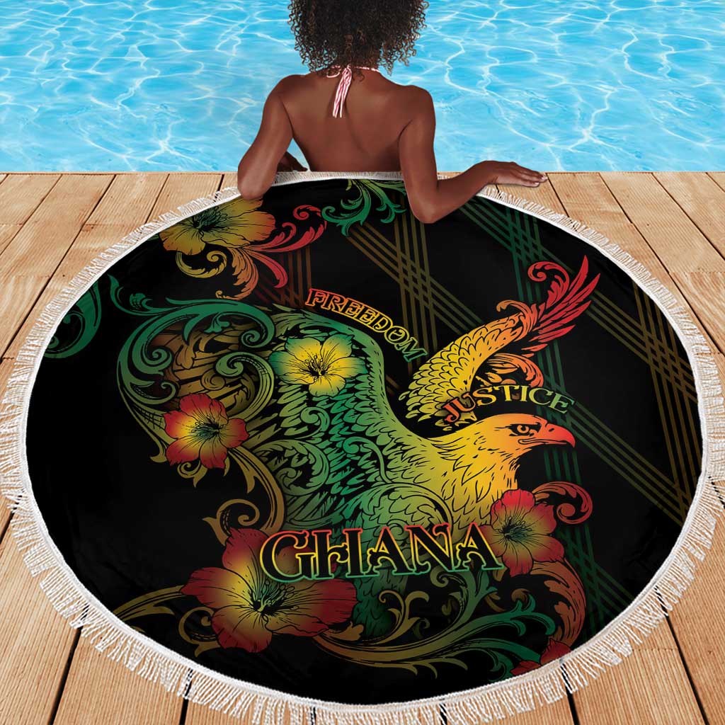 Ghana Beach Blanket Eagle Of Freedom And Justice