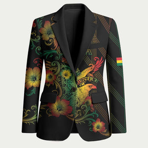 Personalized Ghana Blazer Eagle Of Freedom And Justice