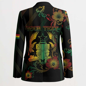 Personalized Ghana Blazer Eagle Of Freedom And Justice