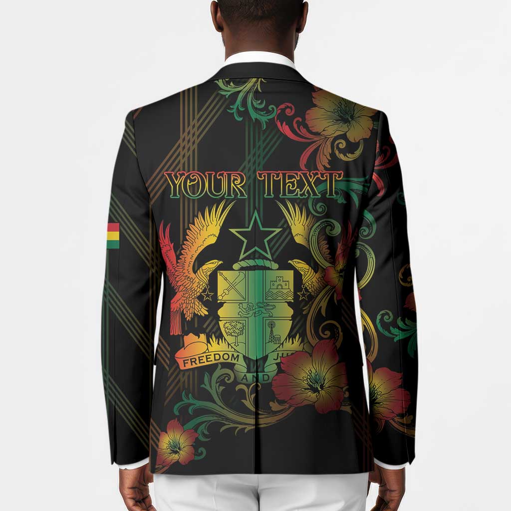 Personalized Ghana Blazer Eagle Of Freedom And Justice