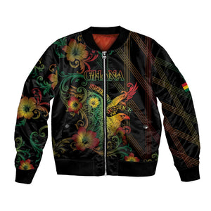 Personalized Ghana Bomber Jacket Eagle Of Freedom And Justice