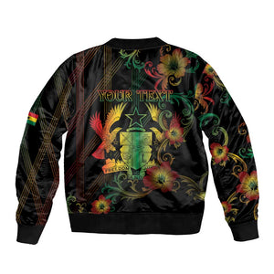 Personalized Ghana Bomber Jacket Eagle Of Freedom And Justice
