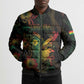 Personalized Ghana Bomber Puffer Jacket Eagle Of Freedom And Justice