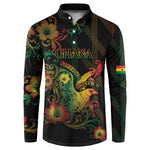Personalized Ghana Button Sweatshirt Eagle Of Freedom And Justice