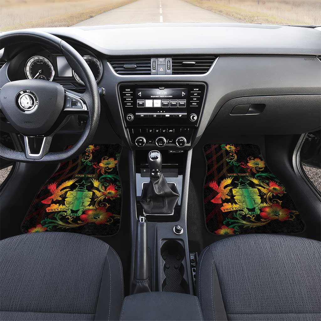 Personalized Ghana Car Mats Eagle Of Freedom And Justice