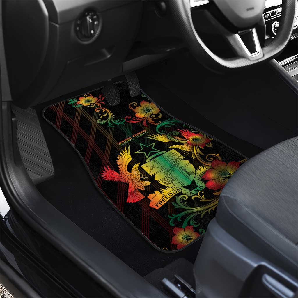 Personalized Ghana Car Mats Eagle Of Freedom And Justice