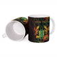 Personalized Ghana Ceramic Mug Eagle Of Freedom And Justice