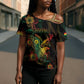 Personalized Ghana Cross Shoulder Shirt Eagle Of Freedom And Justice