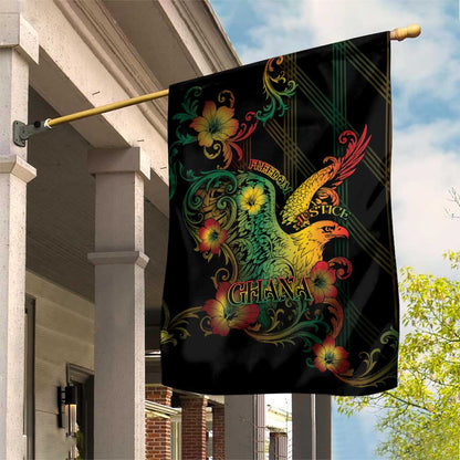 Ghana Garden Flag Eagle Of Freedom And Justice