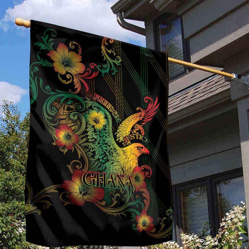 Ghana Garden Flag Eagle Of Freedom And Justice