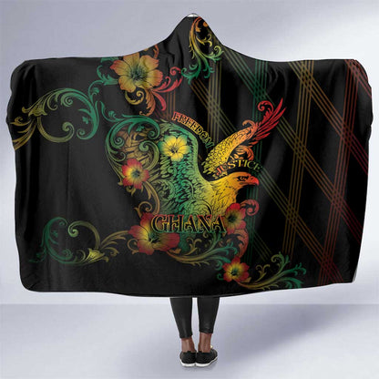 Ghana Hooded Blanket Eagle Of Freedom And Justice