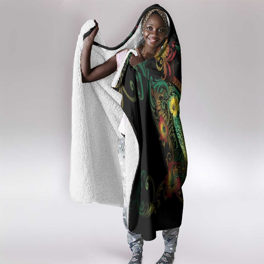 Ghana Hooded Blanket Eagle Of Freedom And Justice