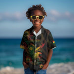 Personalized Ghana Kid Hawaiian Shirt Eagle Of Freedom And Justice