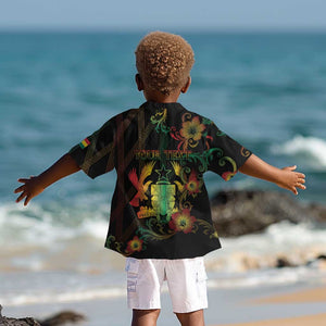 Personalized Ghana Kid Hawaiian Shirt Eagle Of Freedom And Justice