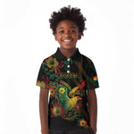 Personalized Ghana Kid Polo Shirt Eagle Of Freedom And Justice