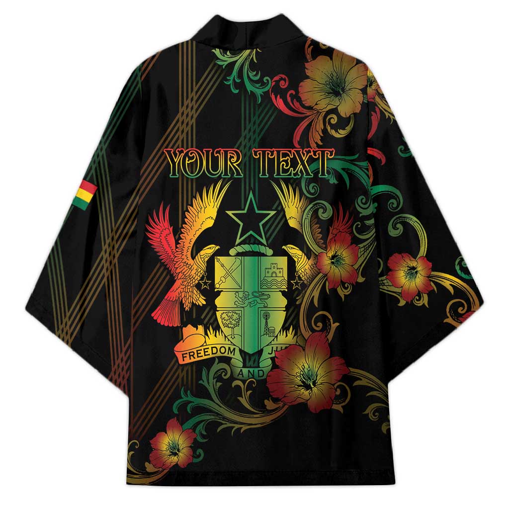 Personalized Ghana Kimono Eagle Of Freedom And Justice
