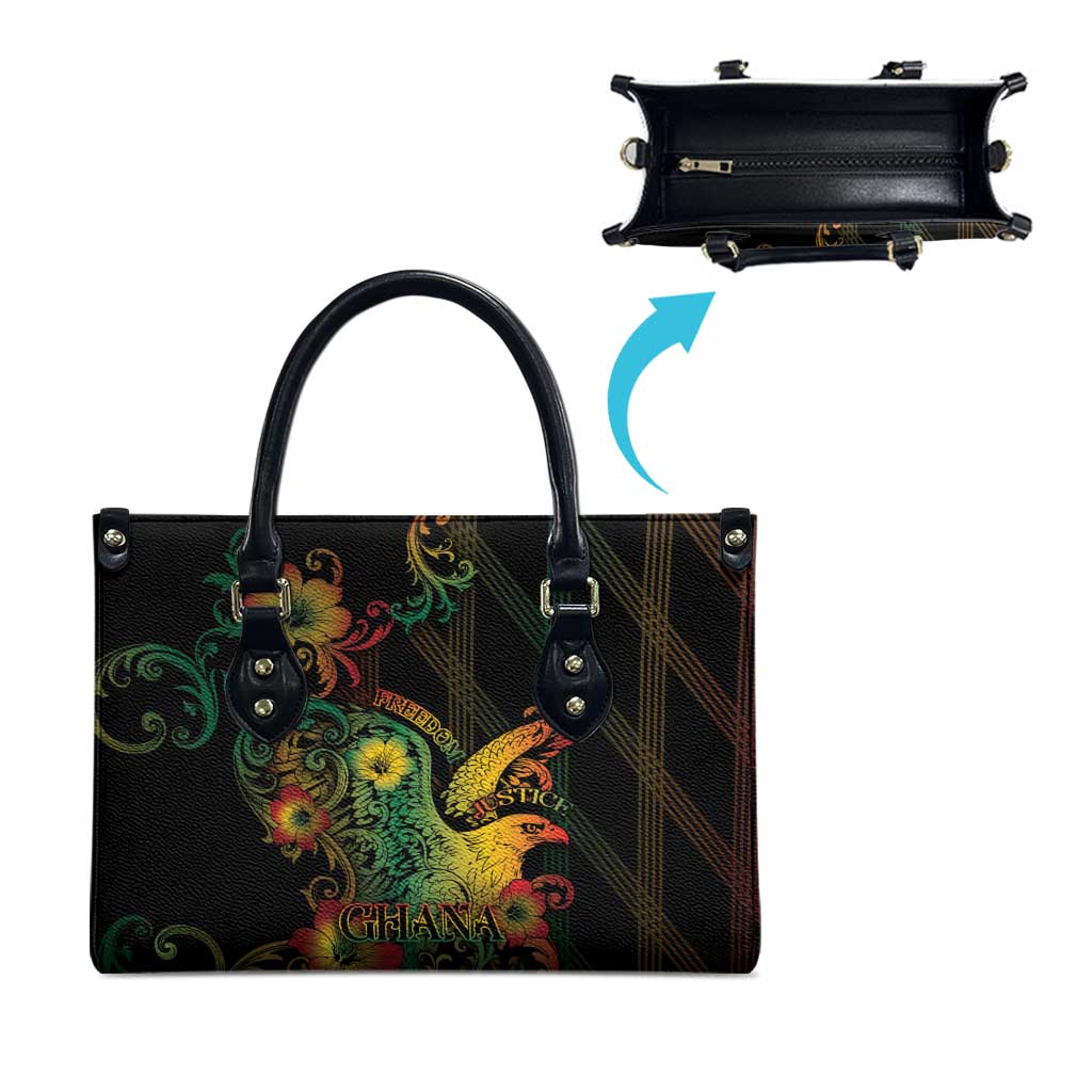 Ghana Leather Bag Eagle Of Freedom And Justice