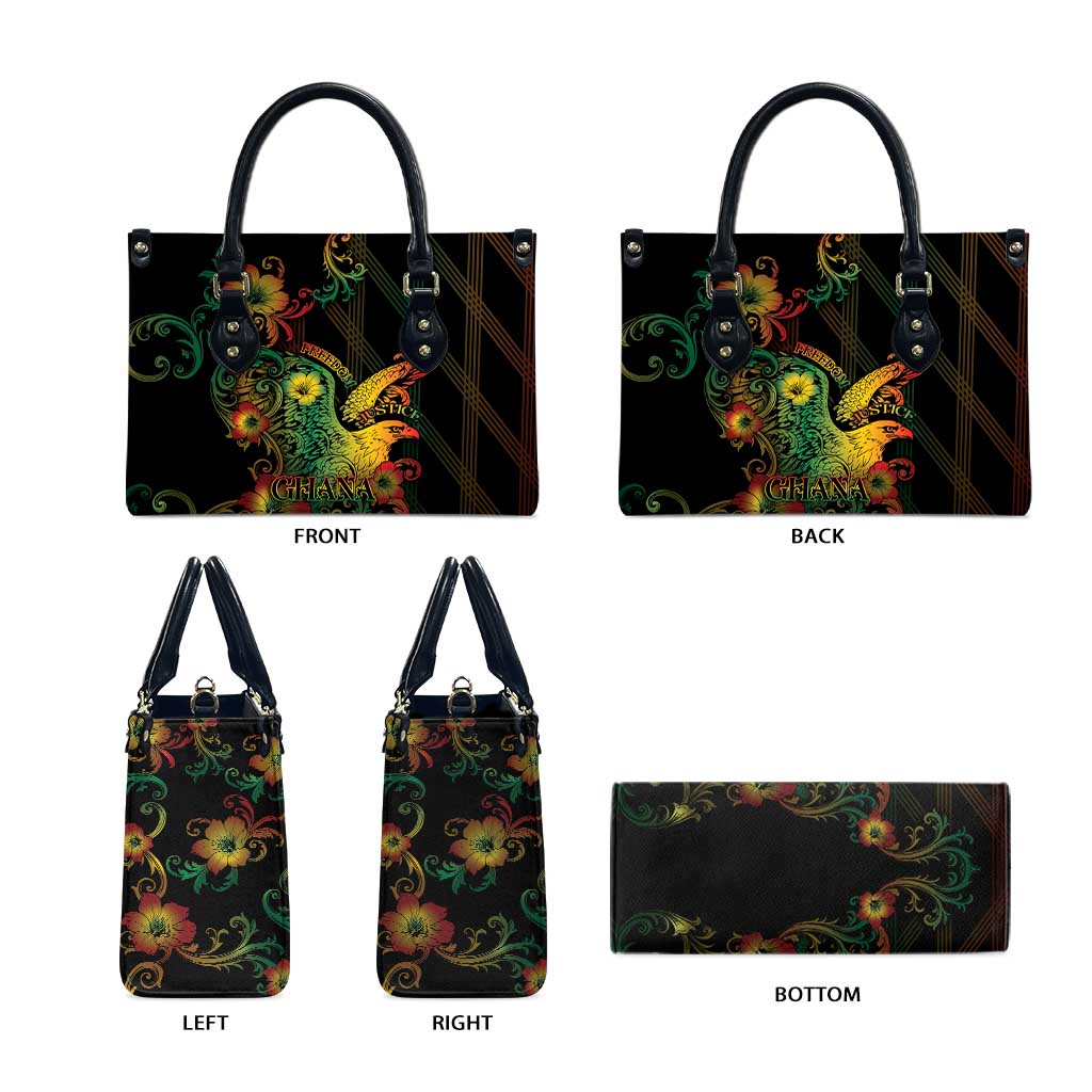 Ghana Leather Bag Eagle Of Freedom And Justice