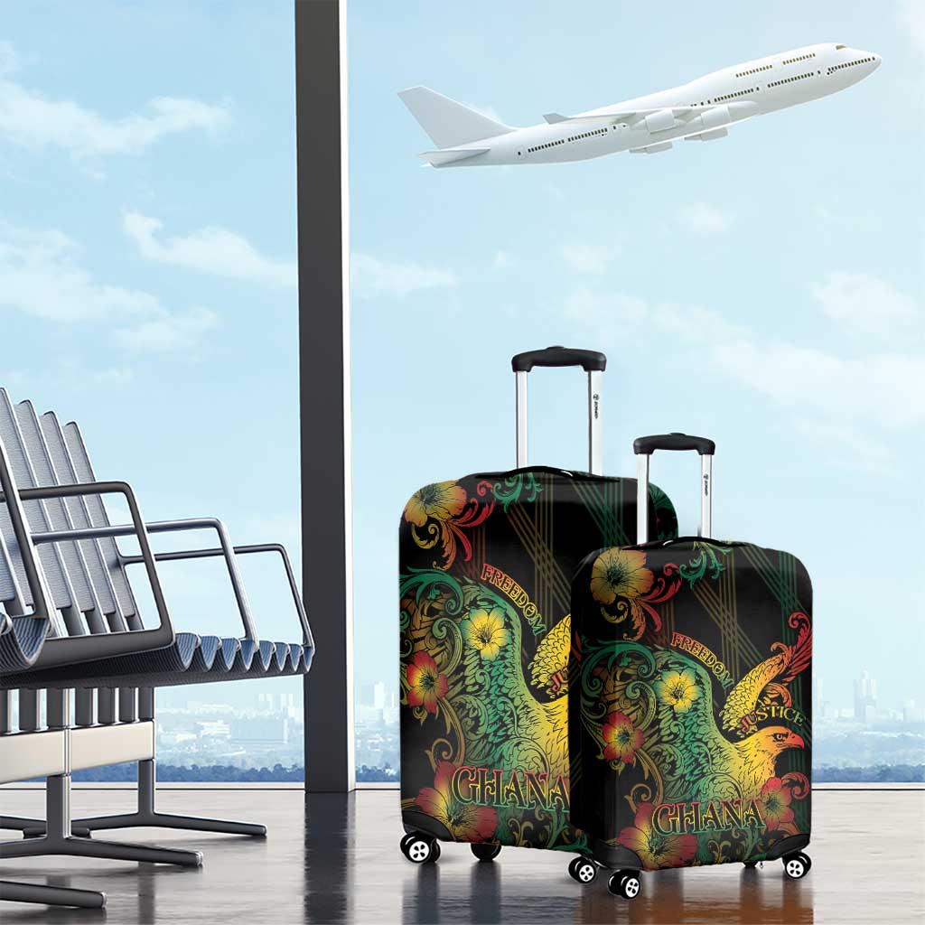 Ghana Luggage Cover Eagle Of Freedom And Justice