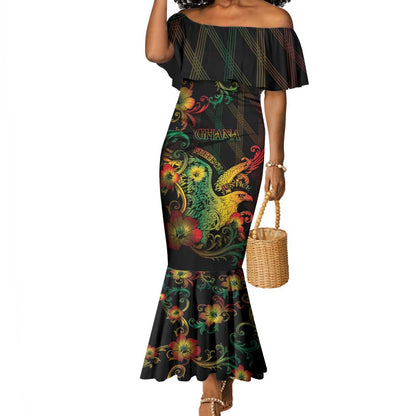 Personalized Ghana Mermaid Dress Eagle Of Freedom And Justice