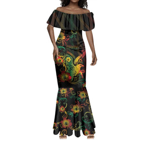 Personalized Ghana Mermaid Dress Eagle Of Freedom And Justice