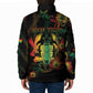Personalized Ghana Padded Jacket Eagle Of Freedom And Justice