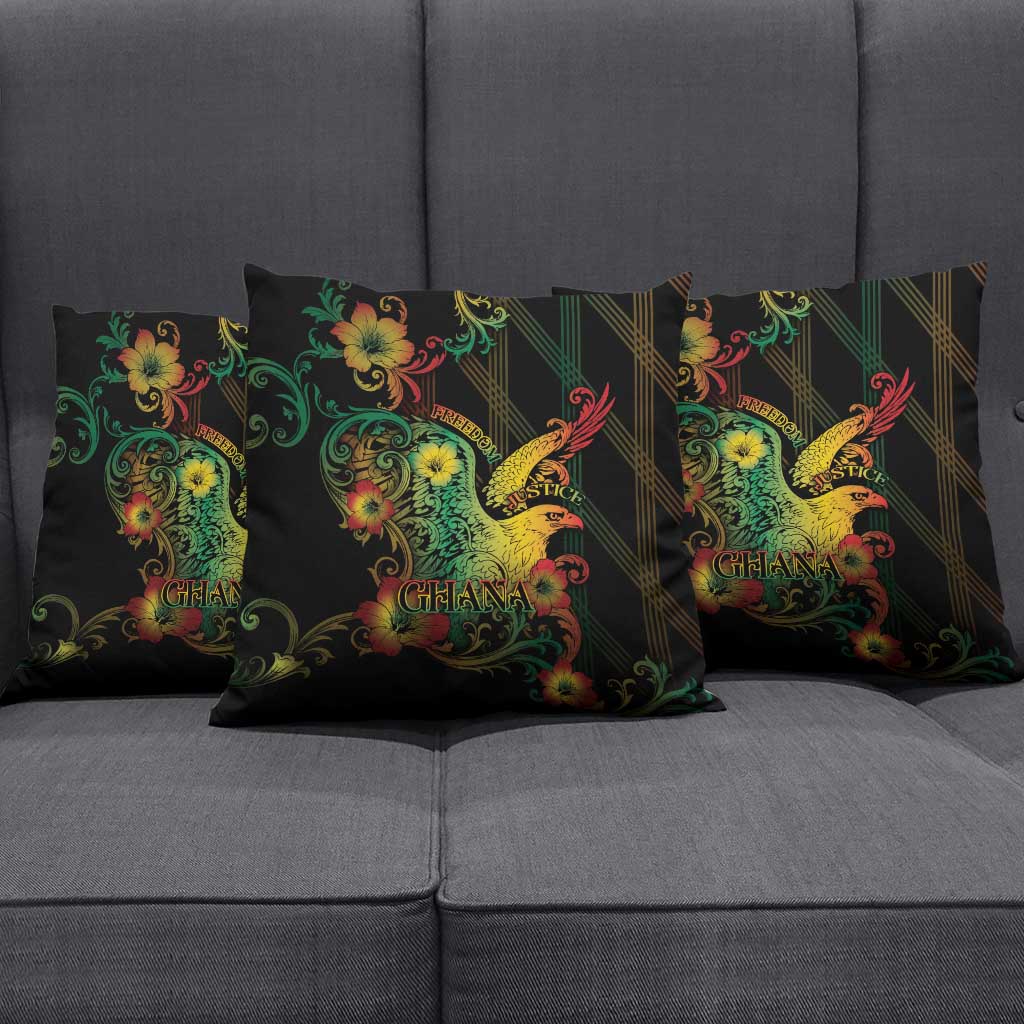 Ghana Pillow Cover Eagle Of Freedom And Justice