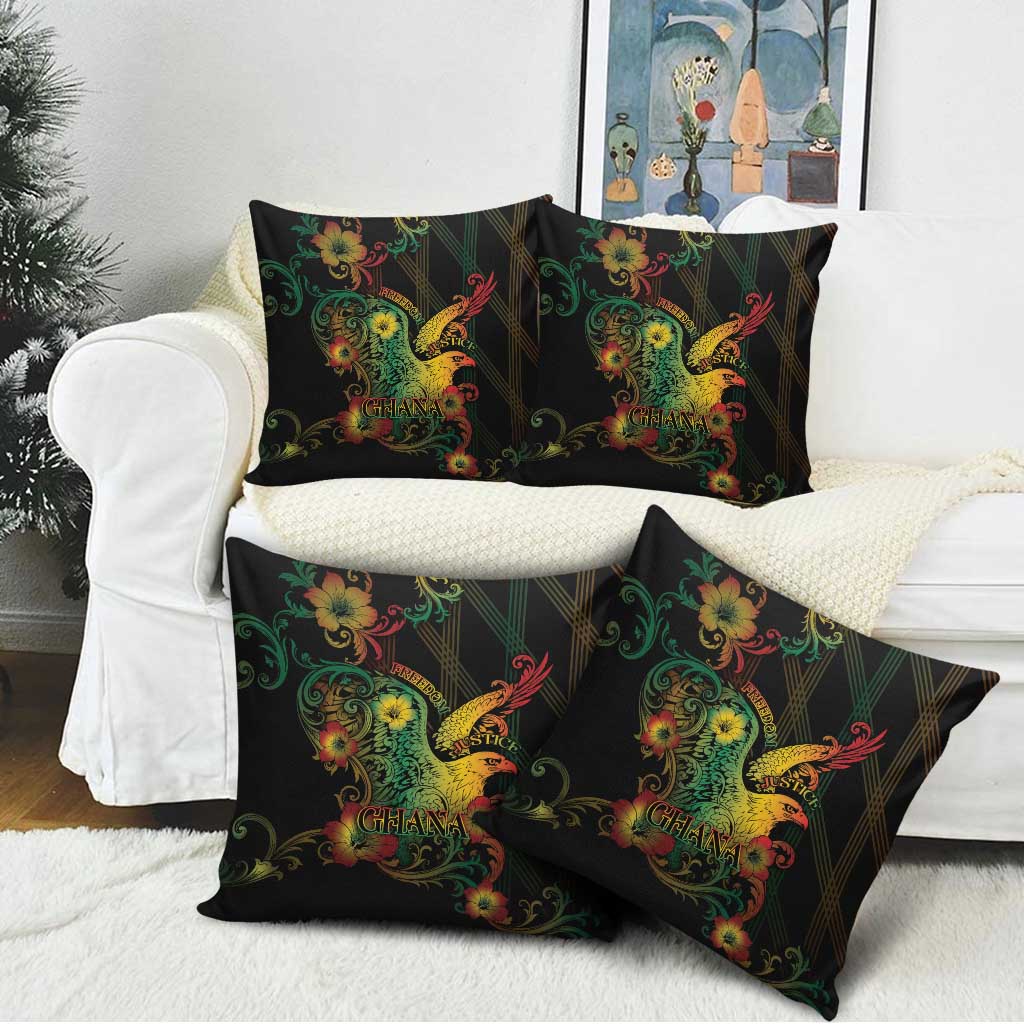 Ghana Pillow Cover Eagle Of Freedom And Justice