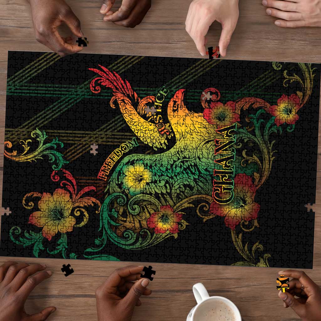 Ghana Puzzle Eagle Of Freedom And Justice