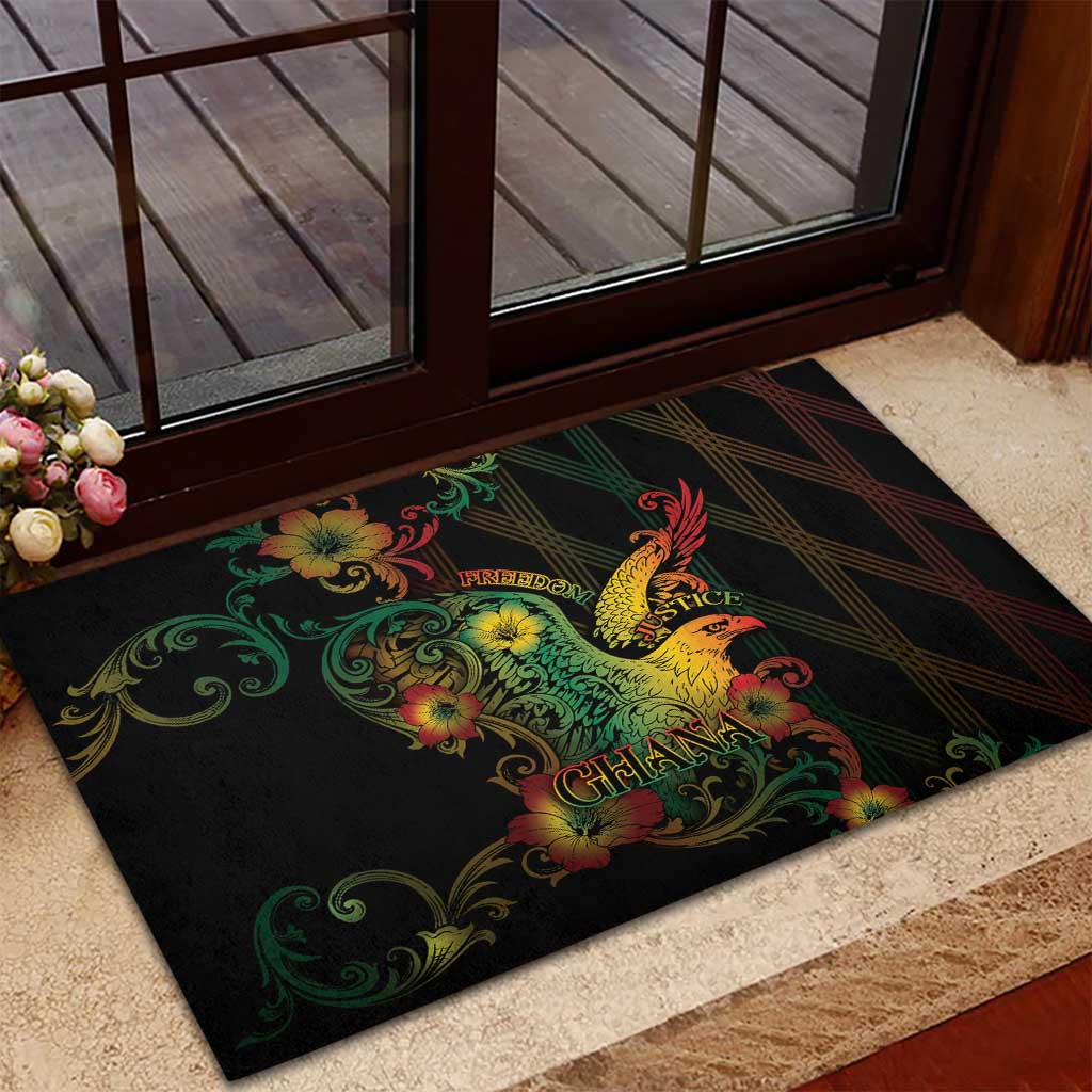 Ghana Rubber Doormat Eagle Of Freedom And Justice