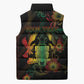 Personalized Ghana Sleeveless Puffer Jacket Eagle Of Freedom And Justice