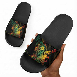 Ghana Slide Sandals Eagle Of Freedom And Justice